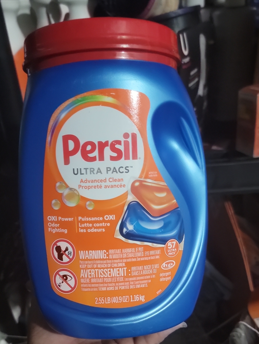 Ultra Pacs Laundry Detergent Pods - Blue & Orange